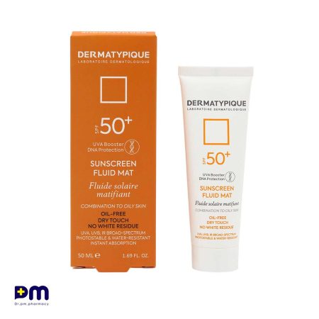 ضد آفتاب بی رنگ پوست چرب SPF50+ درماتیپیک