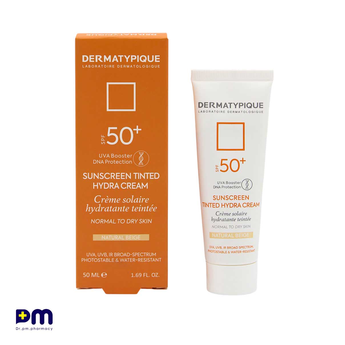 ضد آفتاب رنگی پوست خشک SPF50 درماتیپیک (بژ طبیعی) ضد آفتاب رنگی پوست خشک SPF50 درماتیپیک (بژ طبیعی)