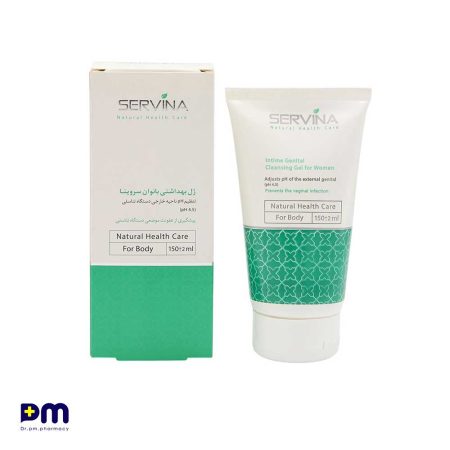 ژل بهداشتی بانوان سروینا pH4.5 مناسب برای پیشگری از عفونت