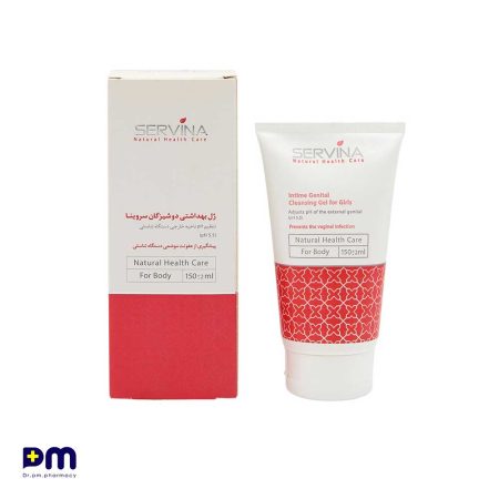 ژل بهداشتی دوشیزگان سروینا مناسب پیشگری از عفونت موضعی دستگاه تناسلی
