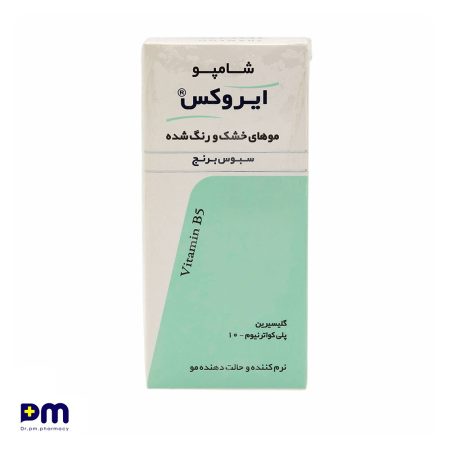 شامپو ایروکس موهای خشک و رنگ شده (نرم کننده و حالت دهنده مو)