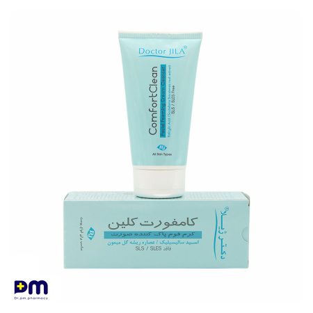 کرم فوم پاک کننده صورت کامفورت کلین دکتر ژیلا مناسب انواع پوست