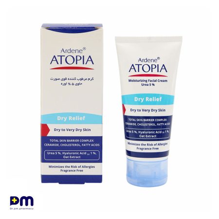 کرم مرطوب کننده قوی صورت حاوی 5% اوره آردن اتوپیا