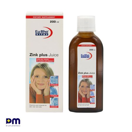 شربت زینک پلاس یوروویتال جهت کمک به تقویت سیستم ایمنی (طعم پرتقال)
