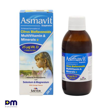 مکمل سیتروس بیوفلاوئوئید + لایزین + مولتی ویتامین مینرال اسماویت با طعم پرتقال جهت کمک به حفظ سلامت بدن