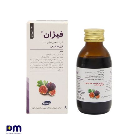 شربت انجیر فیژان رازک حاوی سنا فرآورده طبیعی (ملین)