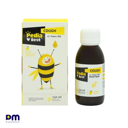 شربت پدیابست کاف تسکین دهنده سرفه و خلط آور مخصوص کودکان